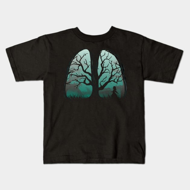 A breath of fresh air Kids T-Shirt by Piercek25